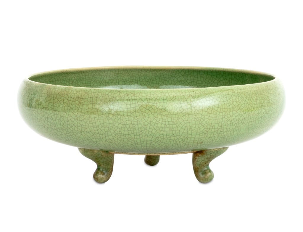 Chinese Longquan Type Porcelain Tripod Censer (1 of 5)