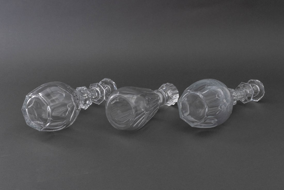 Baccarat Crystal Decanters, 3 - 12
