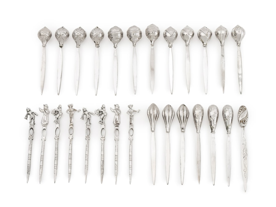 Sterling Silver Cocktail Picks, 27