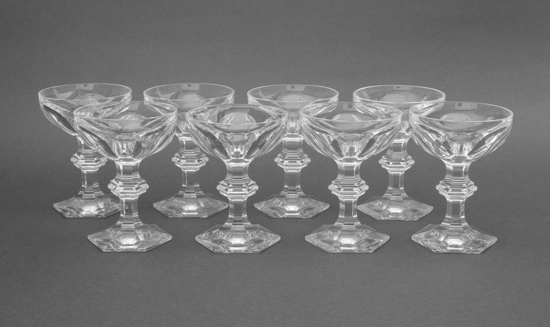 Baccarat Crystal "Harcourt" Champagne Coupes, 8 (1 of 6)