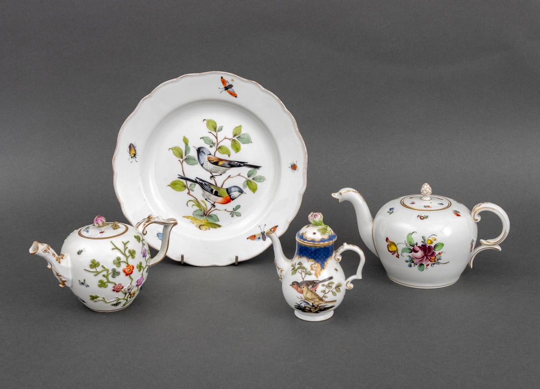 Meissen, Etc. Porcelain Tableware, 4 Pcs. (1 of 19)