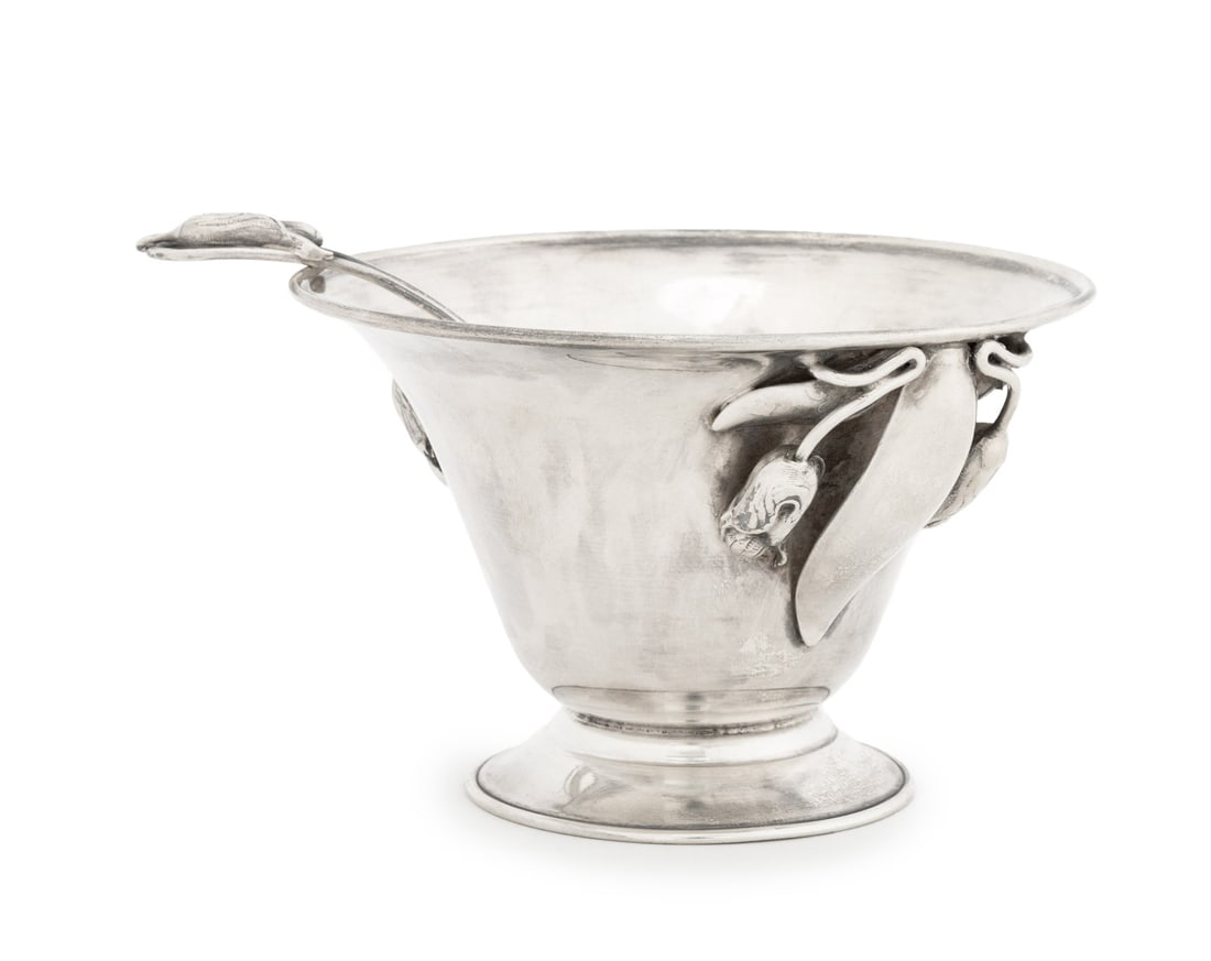 Carl Poul Petersen Silver Sauce Boat & Ladle (1 of 10)