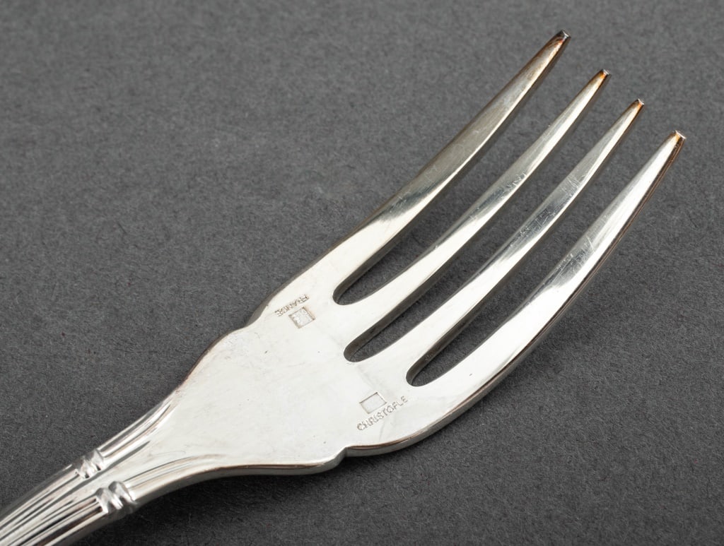 Christofle "Oceana" Silver Plate Flatware Set, 23 - 13