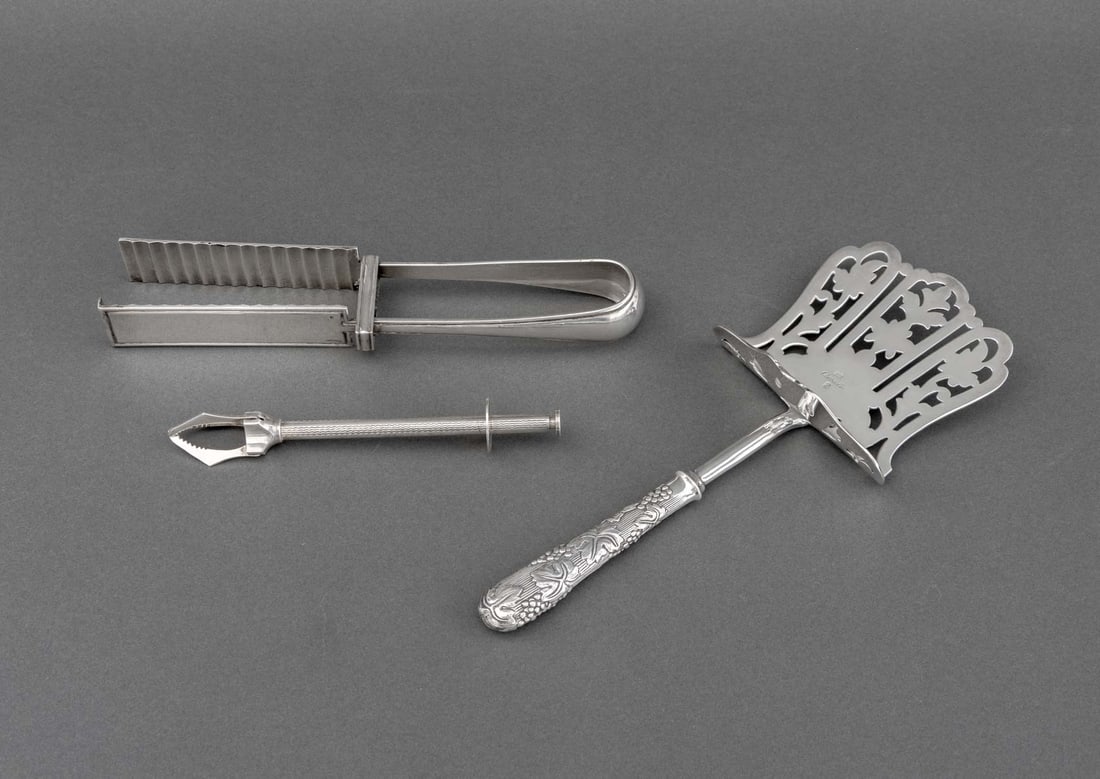 Christofle Silver Plate Serving Flatware, 3 Pcs. - 3