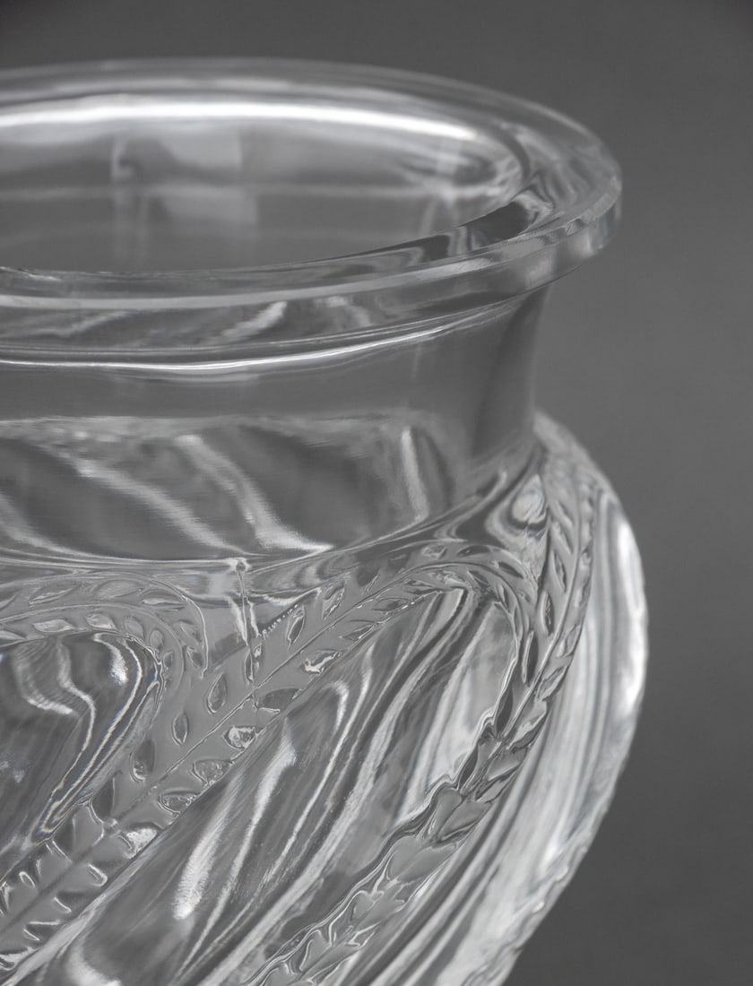 Lalique "Ermenonville" Crystal Vase - 2