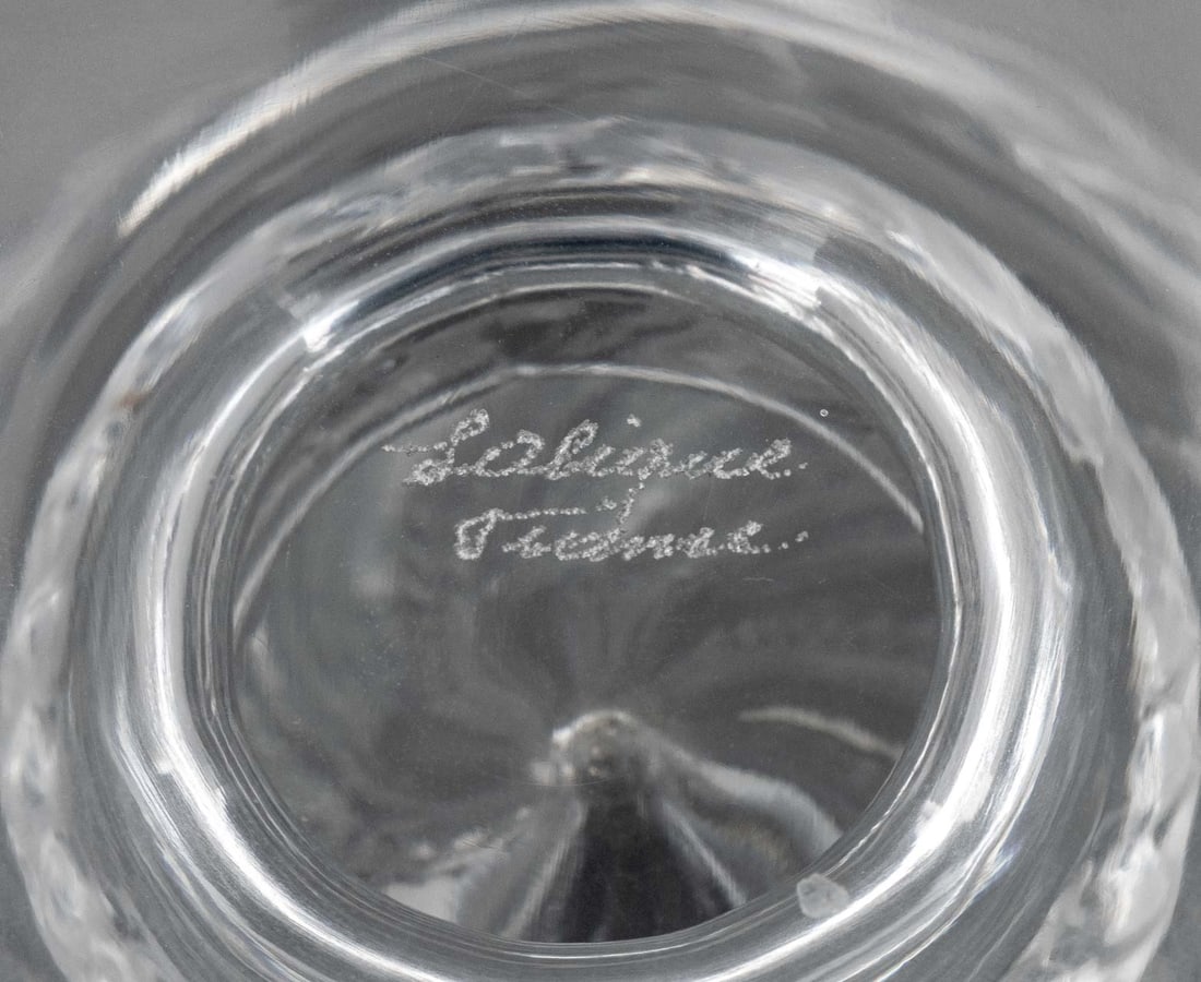 Lalique "Ermenonville" Crystal Vase - 5