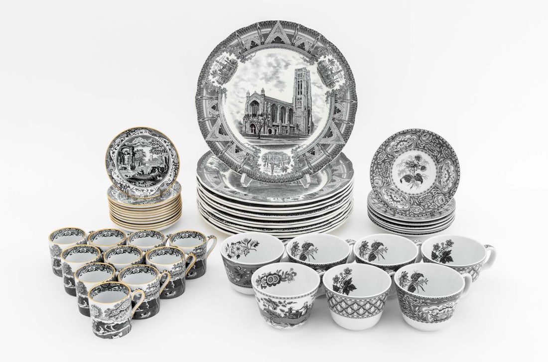 Spode Transfer Decorated Dinnerware, 47 Pcs. - 2