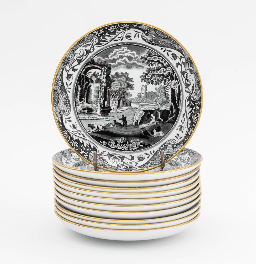 Spode Transfer Decorated Dinnerware, 47 Pcs. - 7