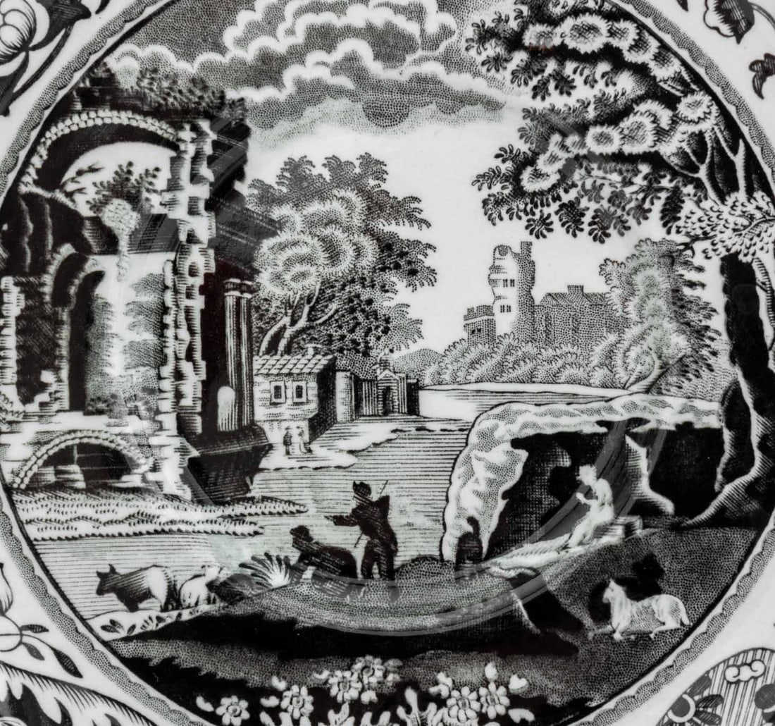 Spode Transfer Decorated Dinnerware, 47 Pcs. - 8