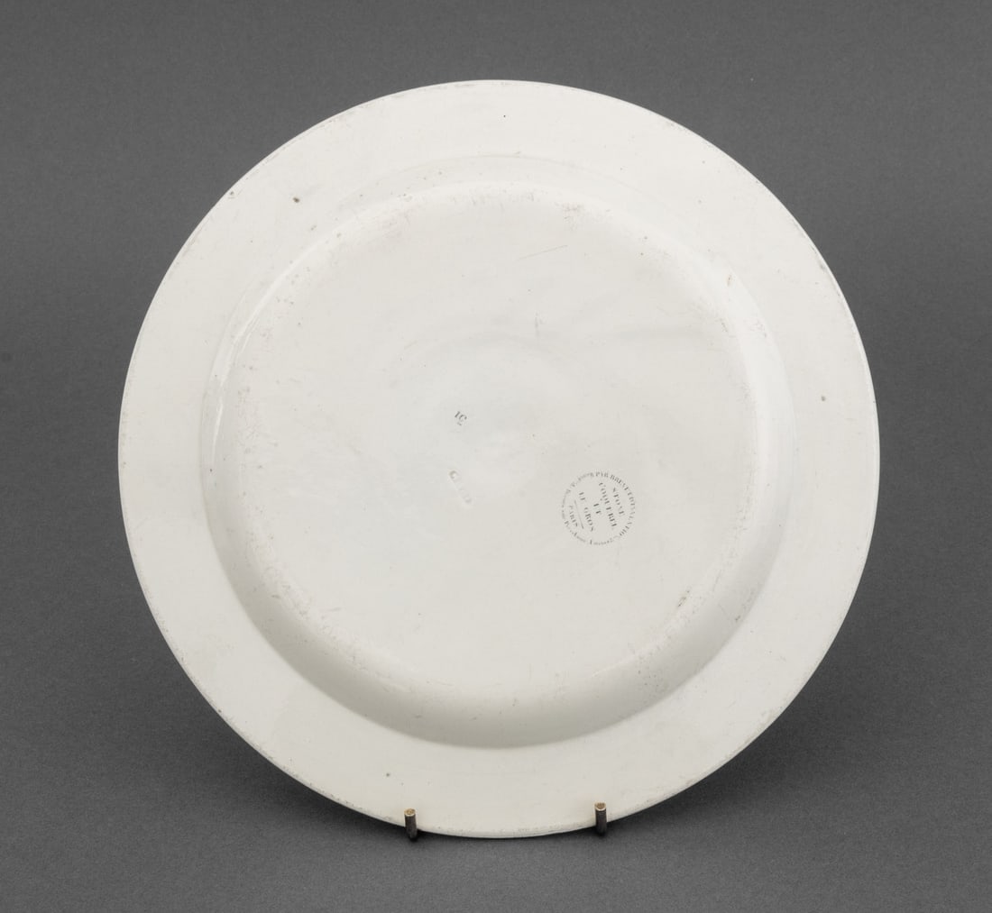 French Faience Plates, 19th C., 49 - 11