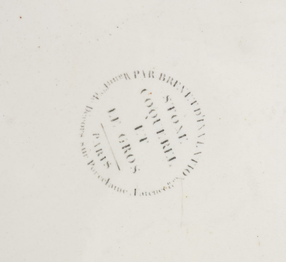 French Faience Plates, 19th C., 49 - 12