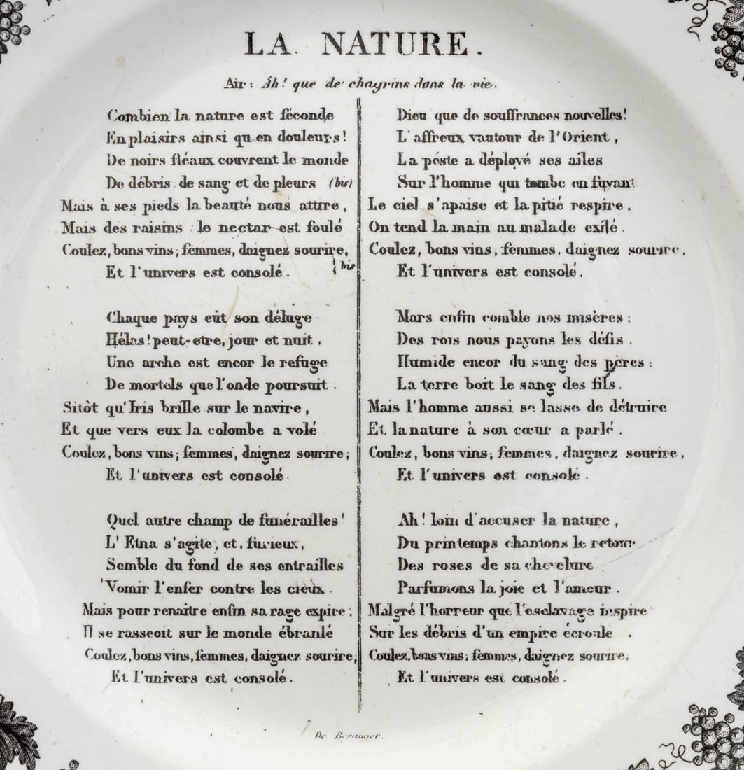 French Faience Plates, 19th C., 49 - 15