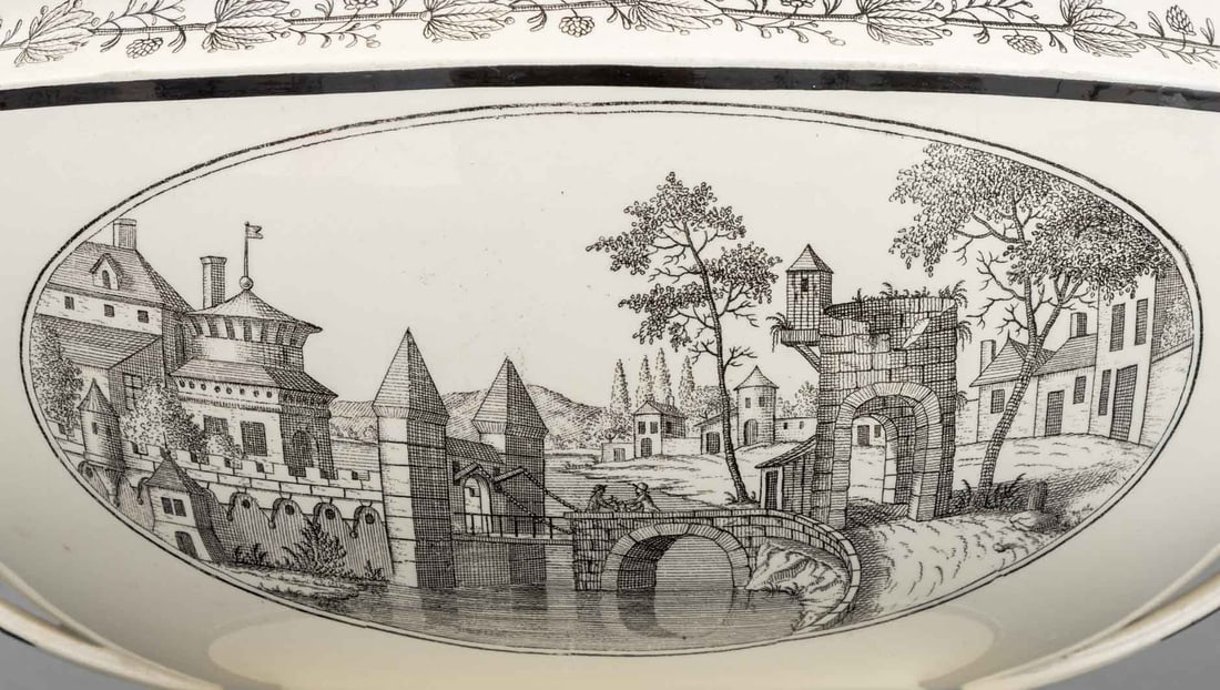 French Creamware Tableware, 3 Pcs. - 11