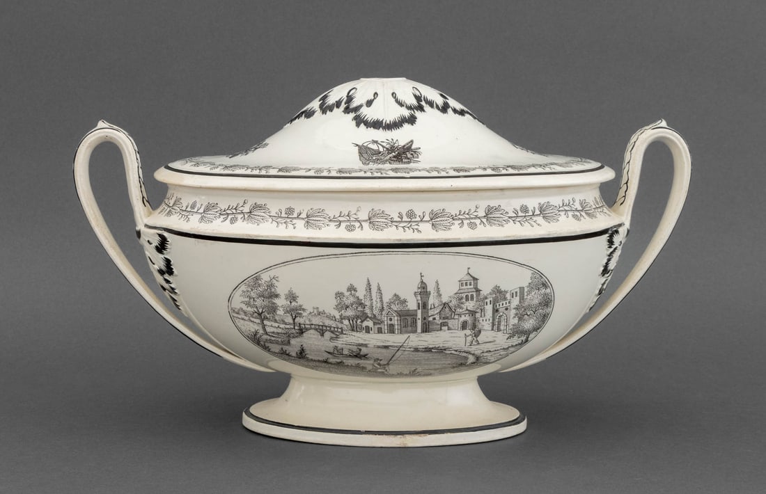 French Creamware Tableware, 3 Pcs. - 9