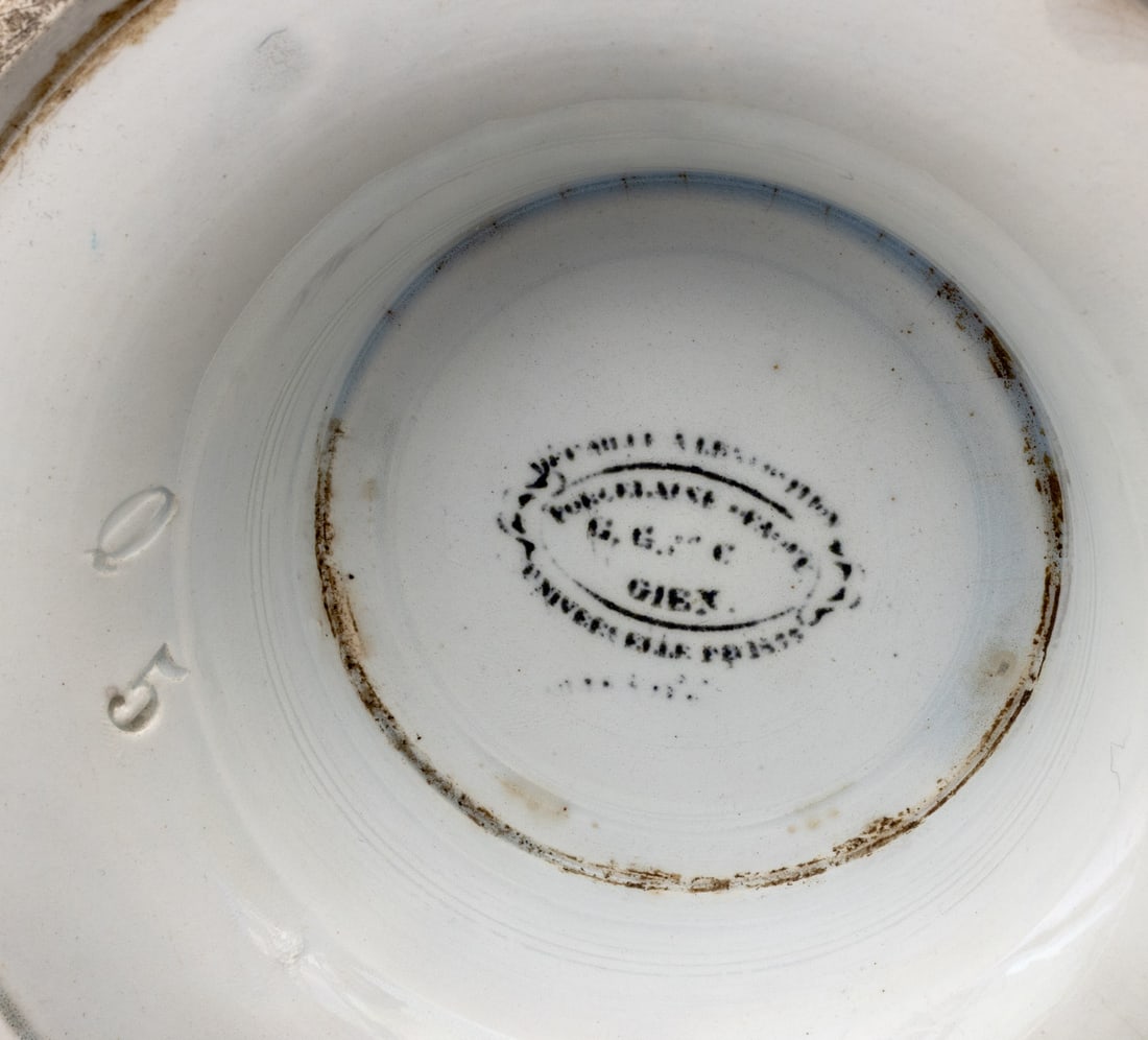 French Ceramic Tableware, 14 Pcs. - 8