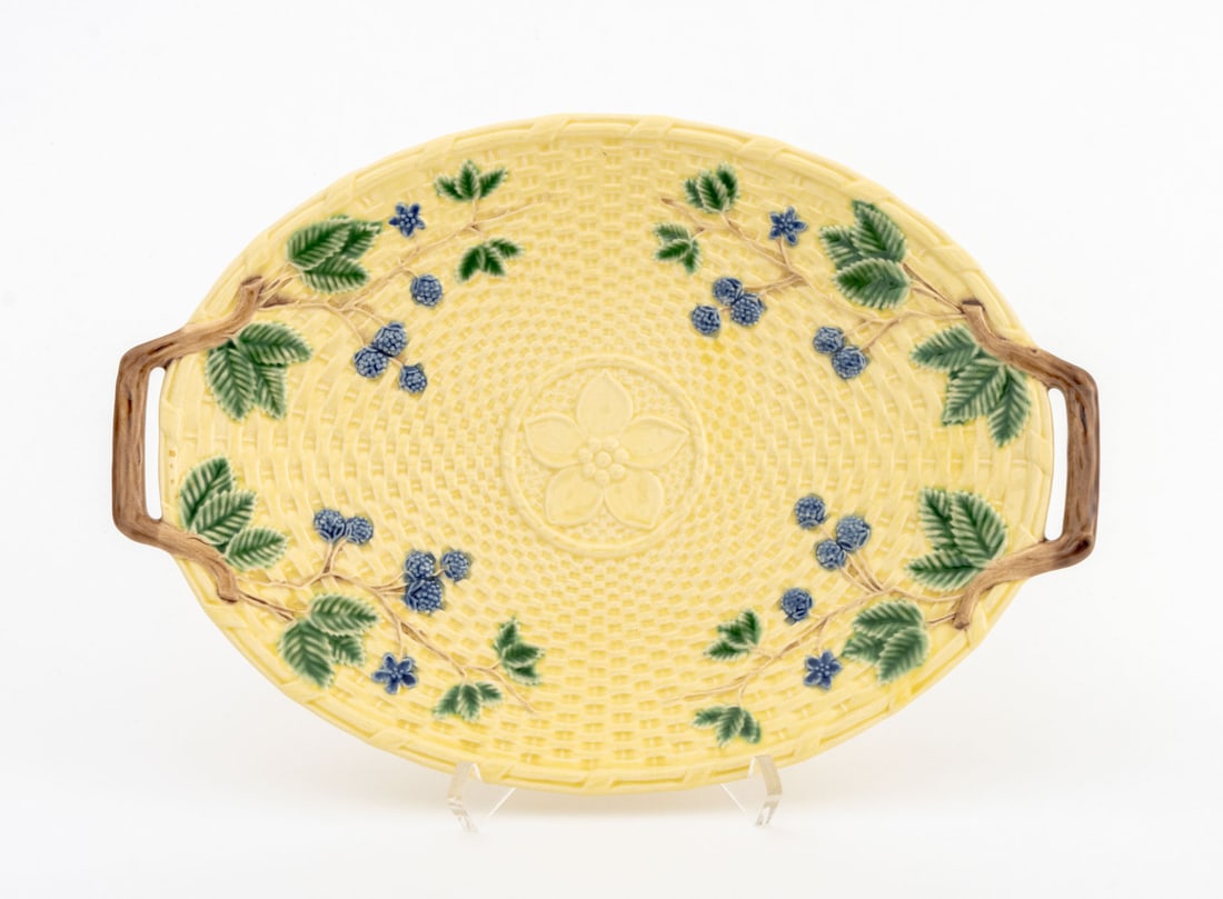 Tiffany & Co. Ceramic Basket Weave Serving Tray (1 of 7)