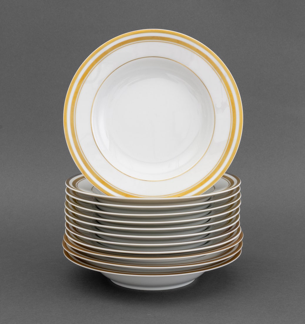 Faberge Empress Elisabeth Porcelain Soup Bowls, 12 (1 of 6)