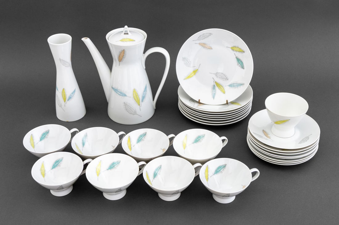 Rosenthal "Bunte Blatter" Tea Service for Eight (1 of 19)