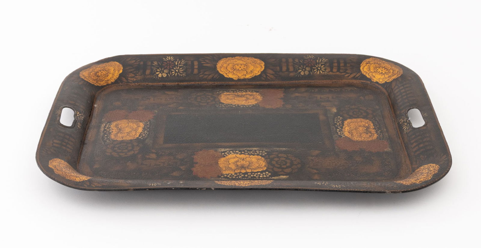 Victorian Rectangular Toleware Tray - 3