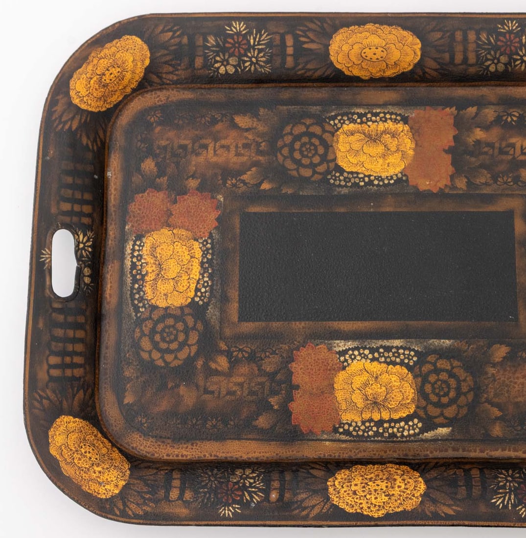 Victorian Rectangular Toleware Tray - 6
