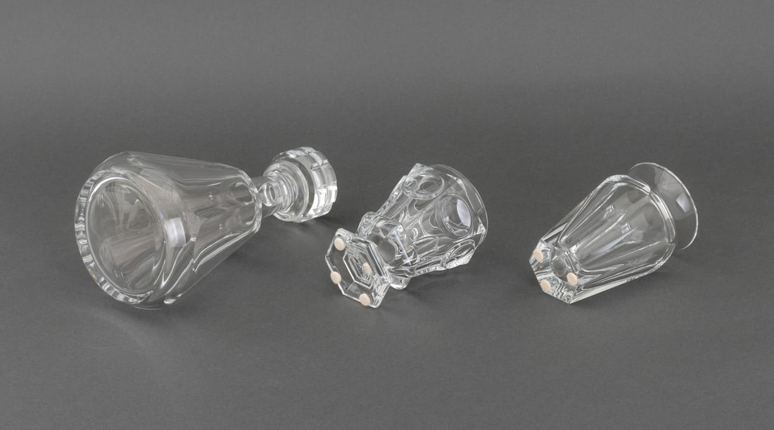 Baccarat Crystal Vessels, 3 - 8
