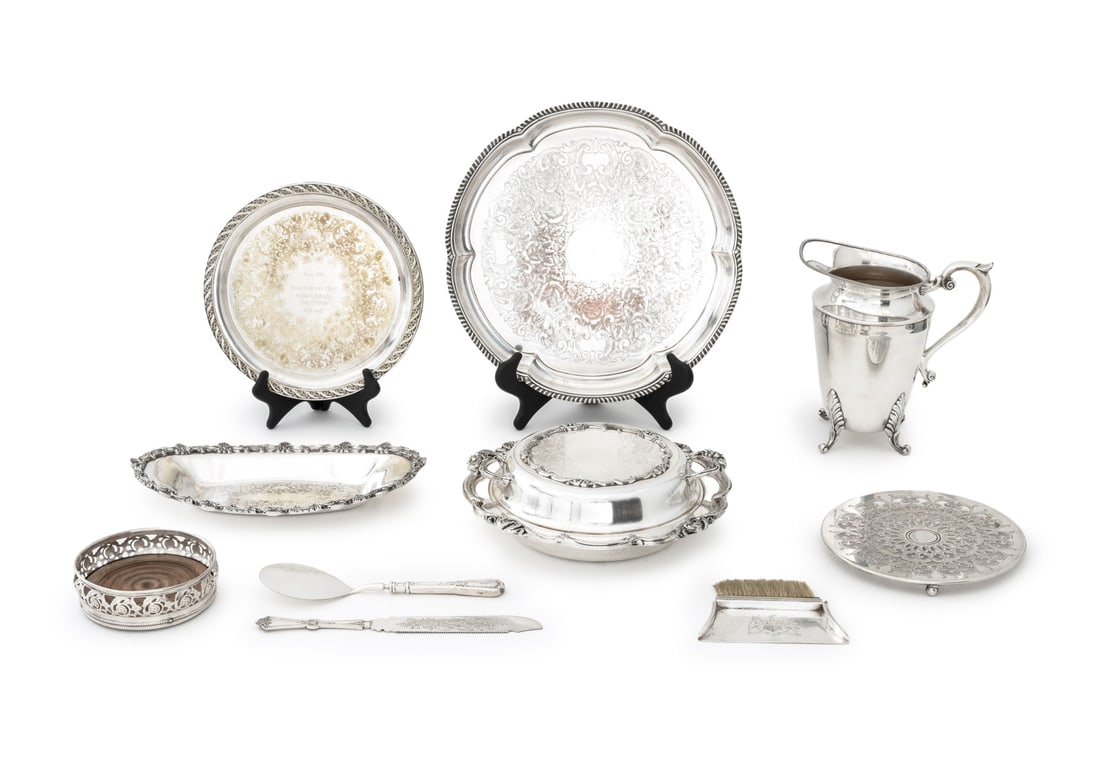 Reed & Barton, Etc. Silver Plate Tableware, 10 Pcs (1 of 20)