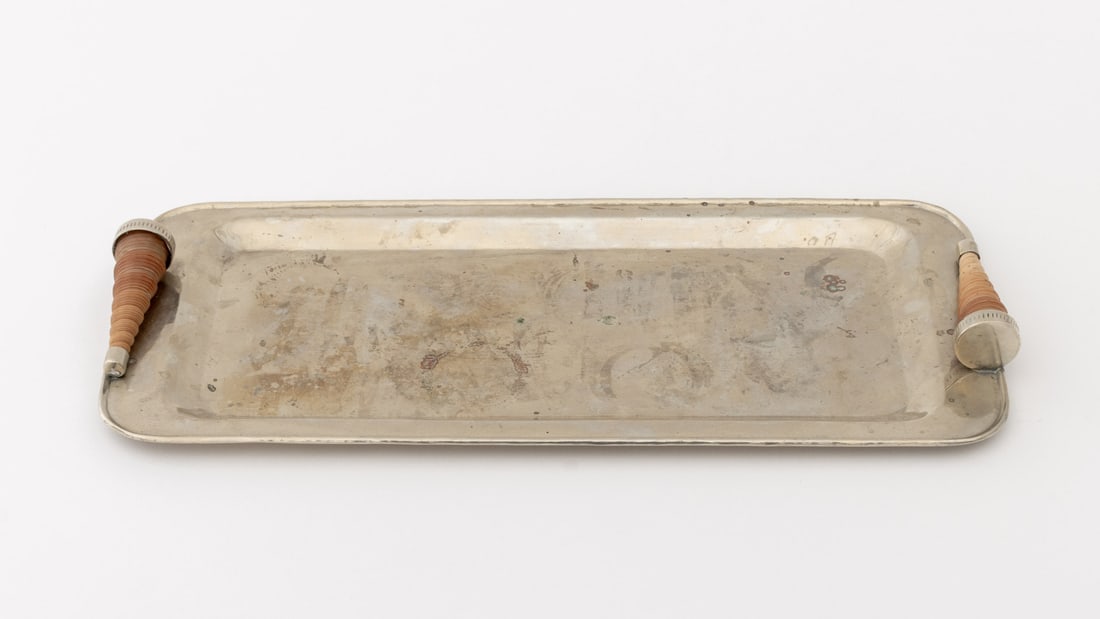 Modern Silver Plate Serving Tableware, 2 Pcs. - 3