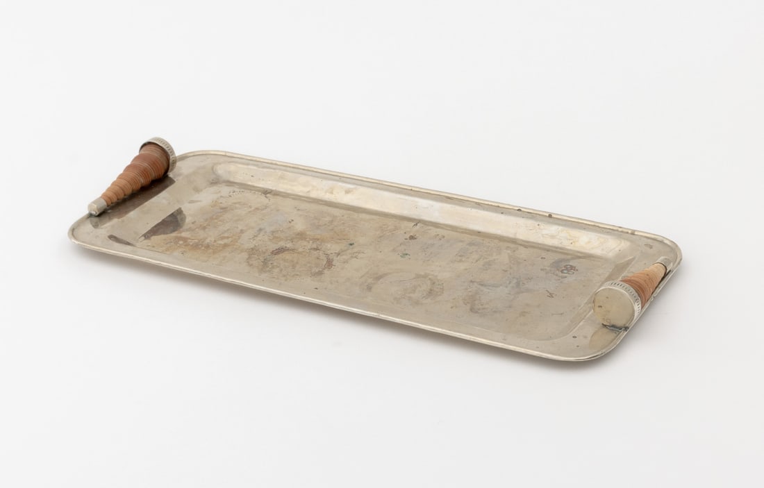 Modern Silver Plate Serving Tableware, 2 Pcs. - 4