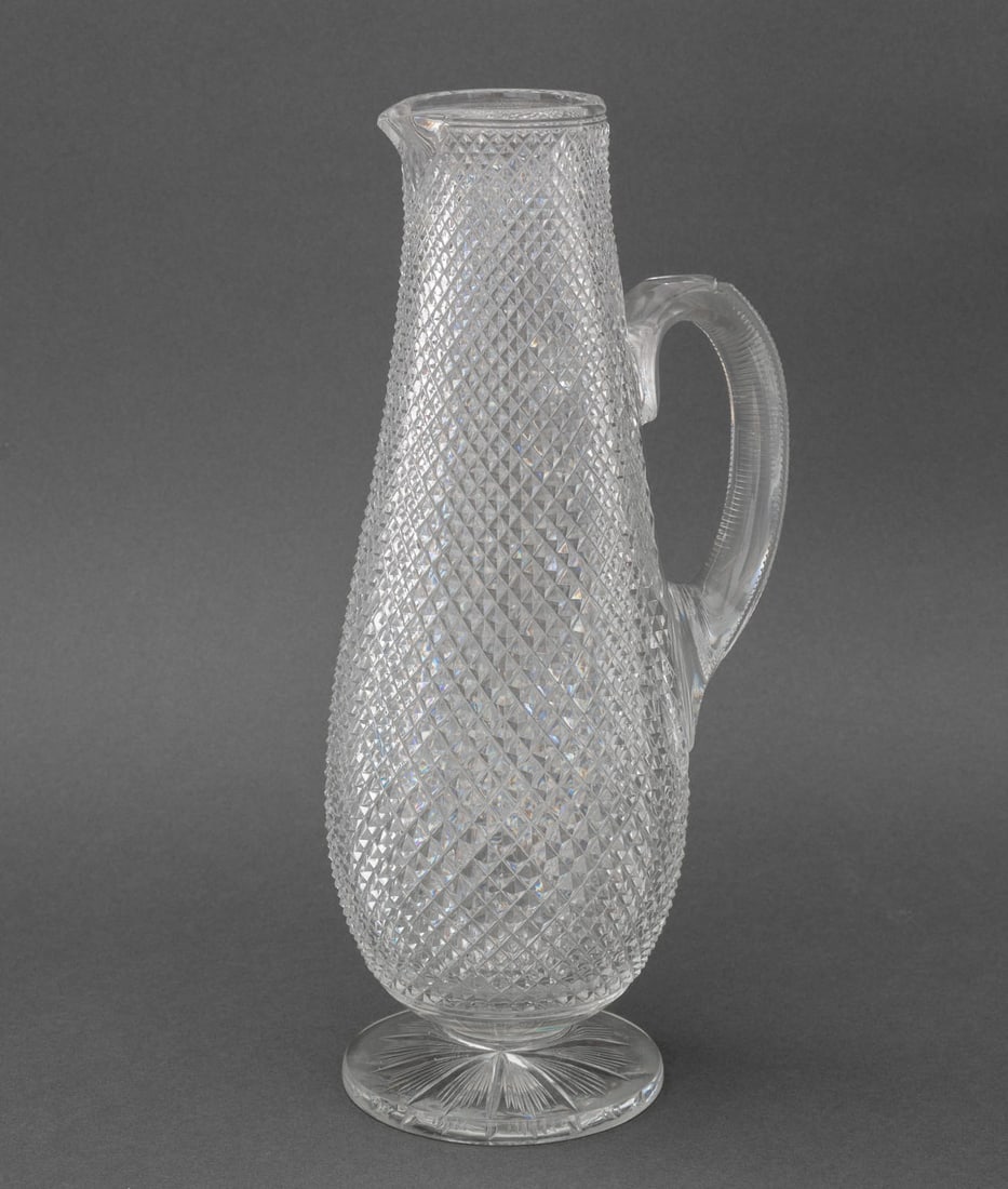 English Cut Crystal Pitcher (1 of 7)