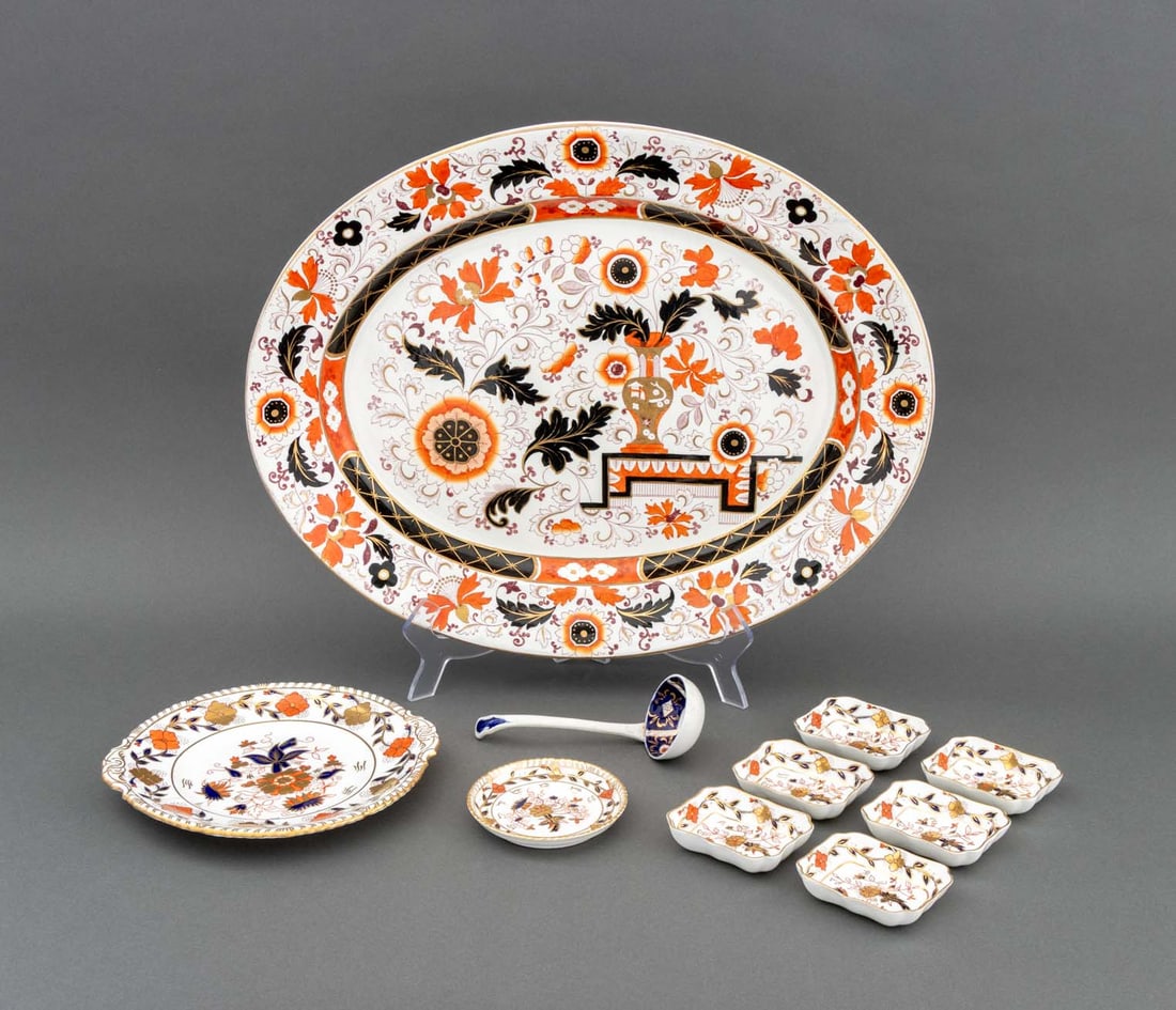 Royal Crown Derby "Asian Rose" Tableware, 10 pcs. (1 of 20)