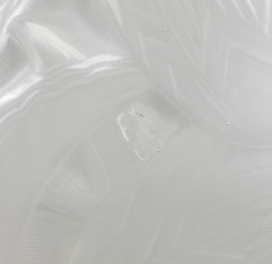 Lalique Art Deco Frosted Glass Vase - 7