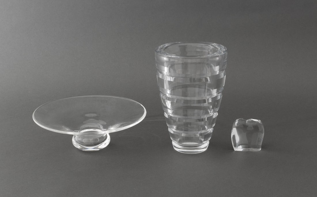Baccarat, Etc. Clear Crystal Vessels, 3 (1 of 9)