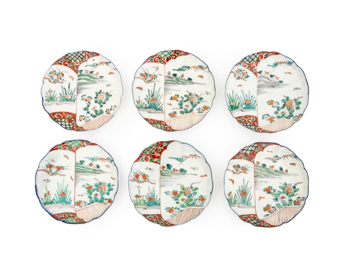 Japanese Imari Porcelain Plates, 6 (1 of 7)