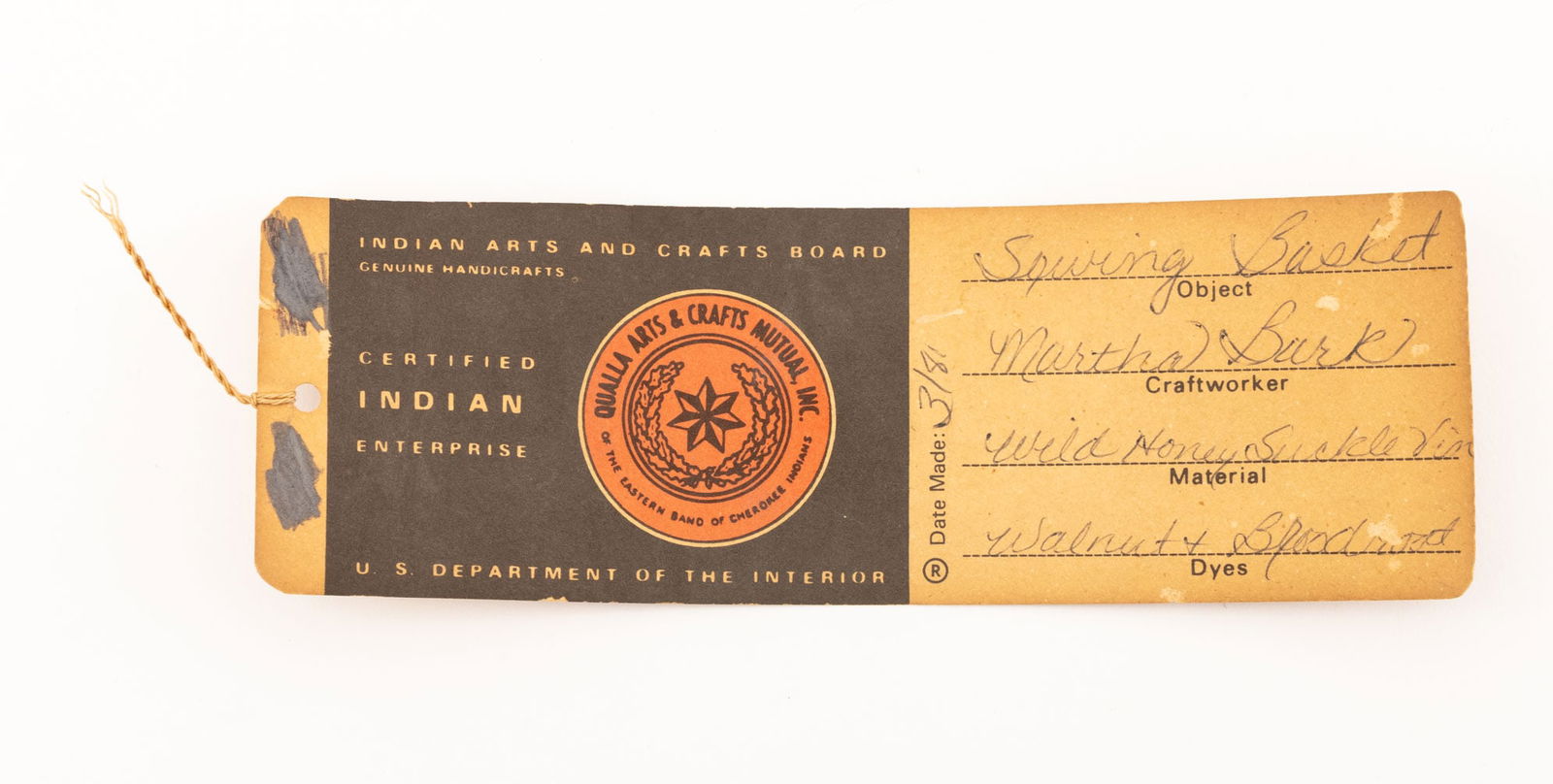 Native American Basketry Articles, 3 - 11