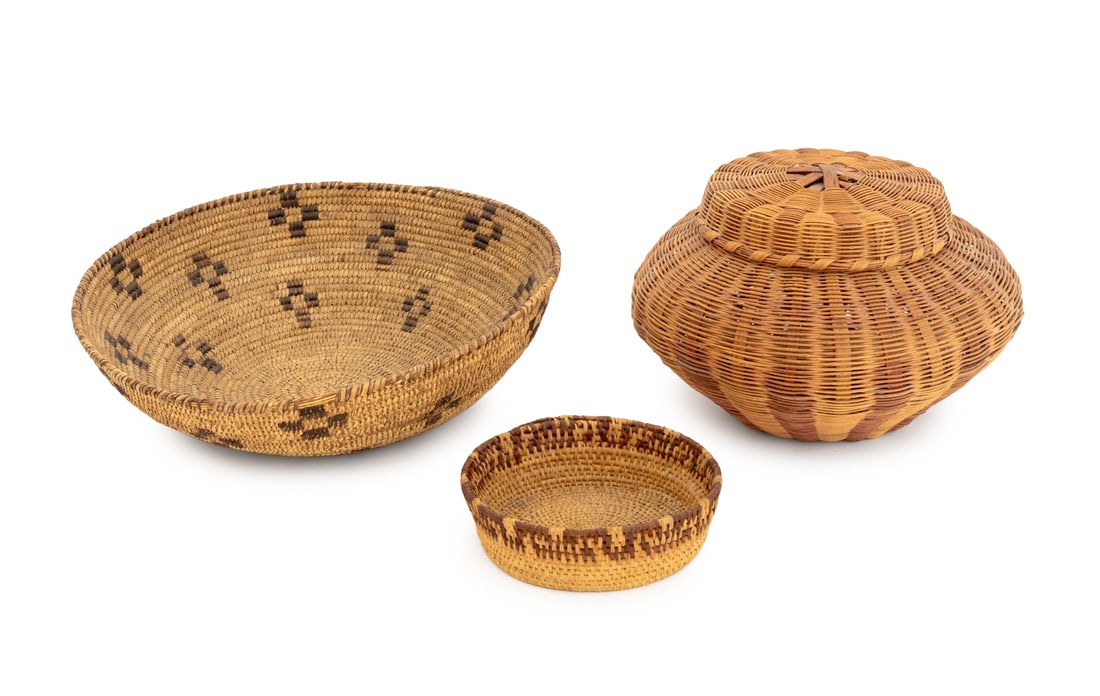 Native American Basketry Articles, 3 (1 of 14)