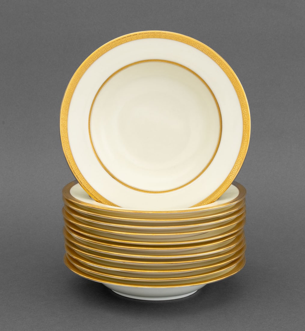 Cauldon Porcelain Soup Bowls, 12 (1 of 6)