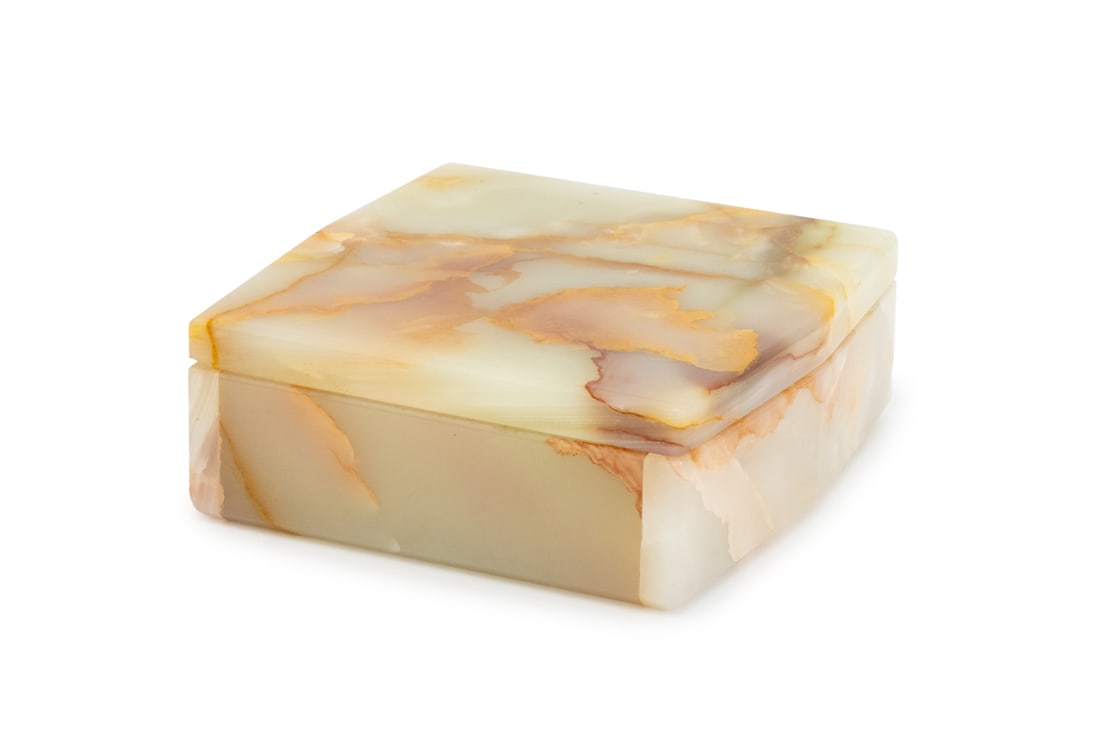 Alfred Dunhill Green Onyx Hinged Box (1 of 9)