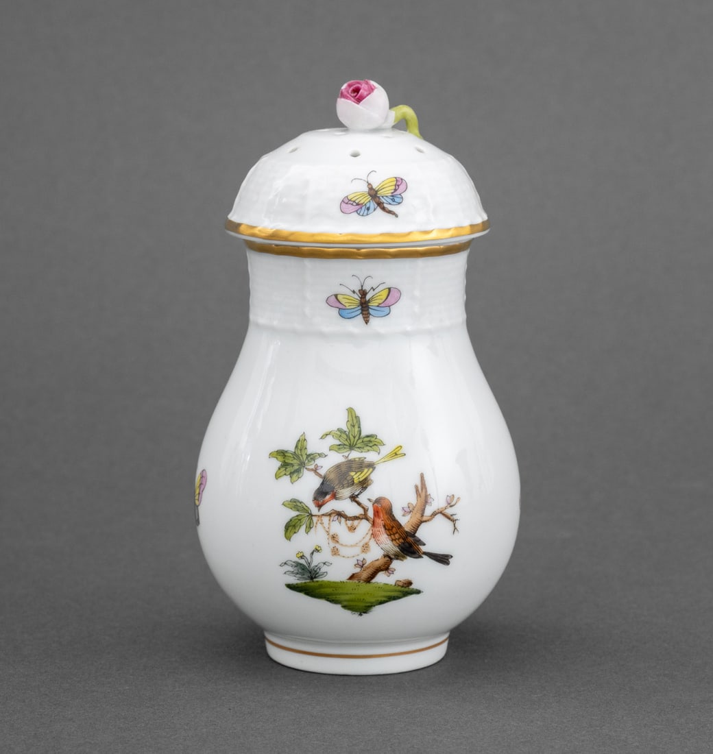 Herend Porcelain "Rothschild Bird" Sugar Shaker (1 of 9)