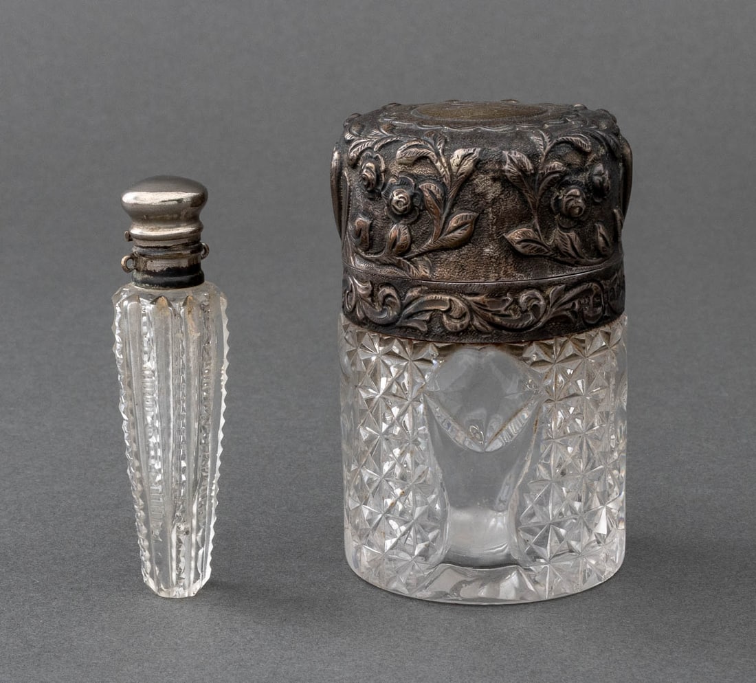 Victorian Silver Mounted Glass Vessels, 2 (1 of 8)