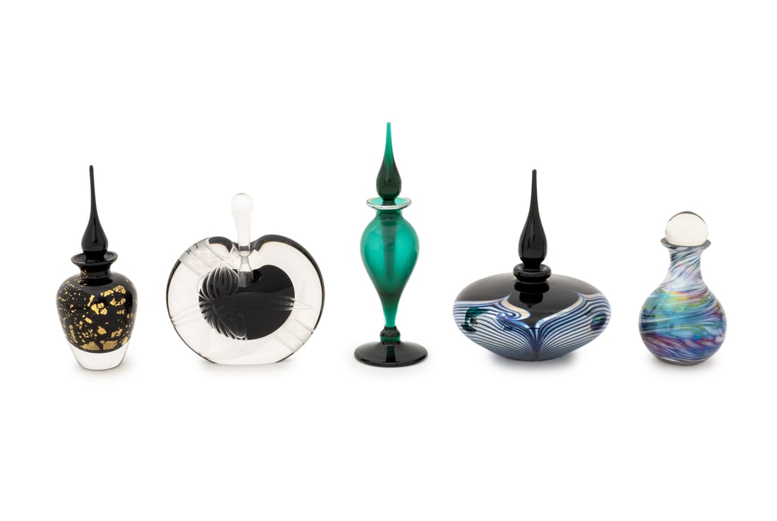 Steven Correia, Etc. Art Glass Perfume Bottles, 5 (1 of 17)