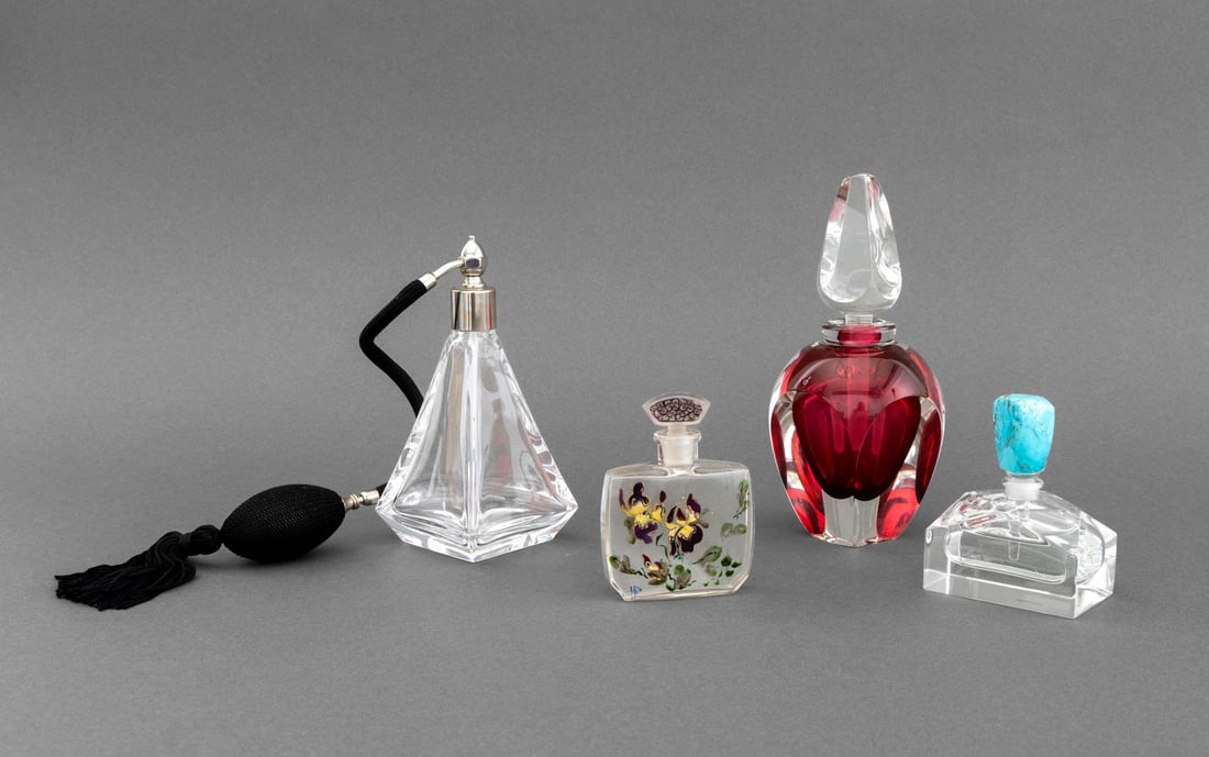 American Glass Perfume Bottles, 4 (1 of 16)