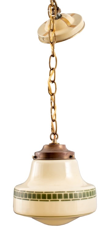 Art Deco Soda Fountain Ceiling Light (1 of 11)