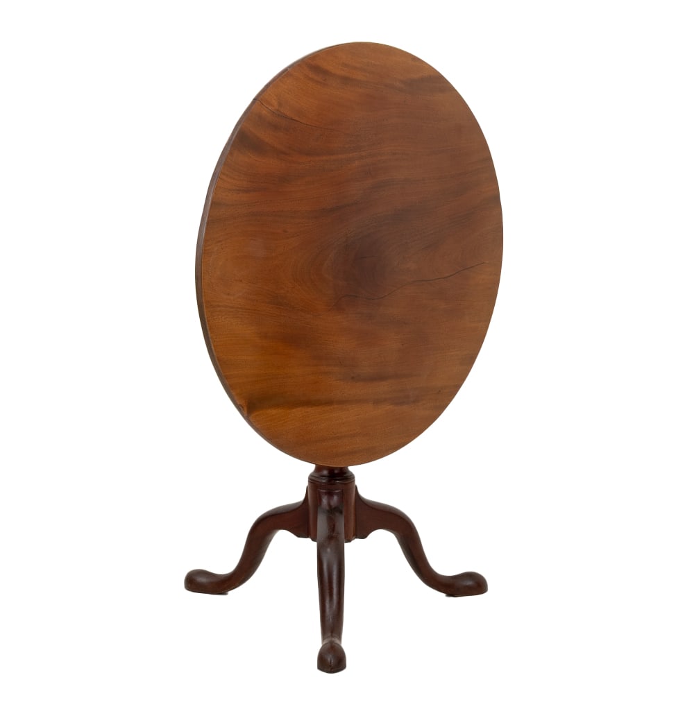 George III Style Mahogany Birdcage Tilt-Top Table (1 of 7)