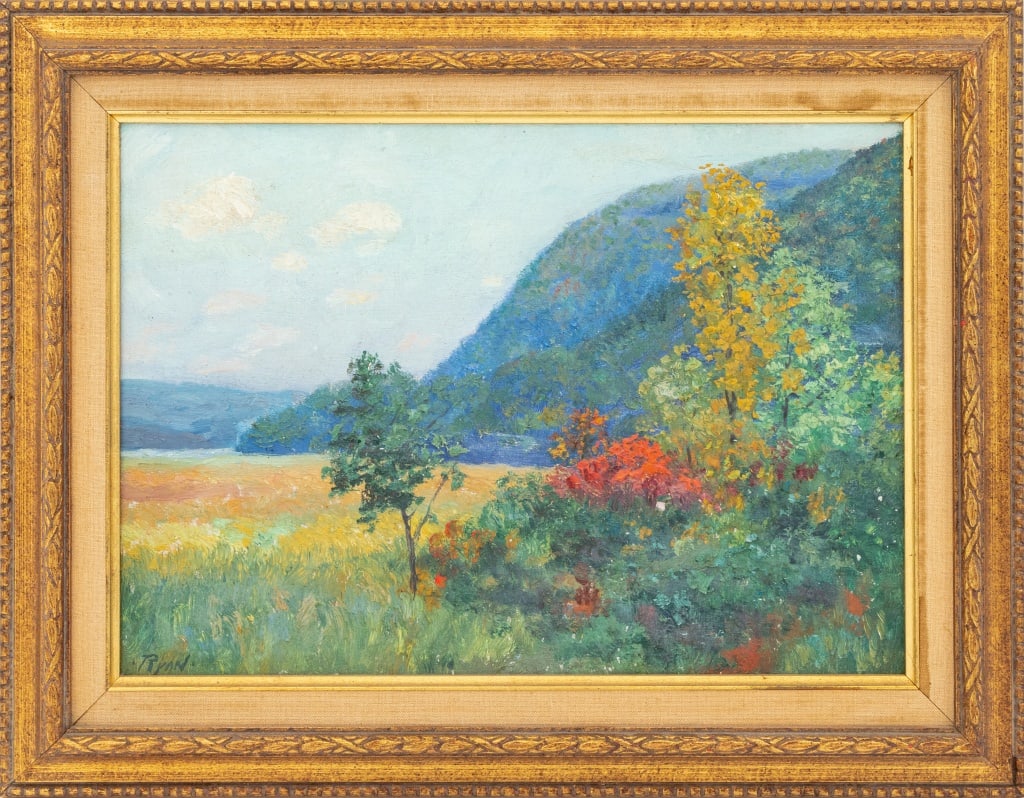 American School Rolling Hills Oil on Board (1 of 6)