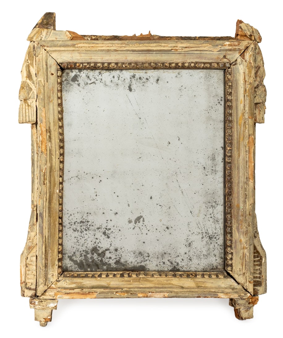 Italian Painted Carved Wood Mirror, 18th C. (1 of 5)