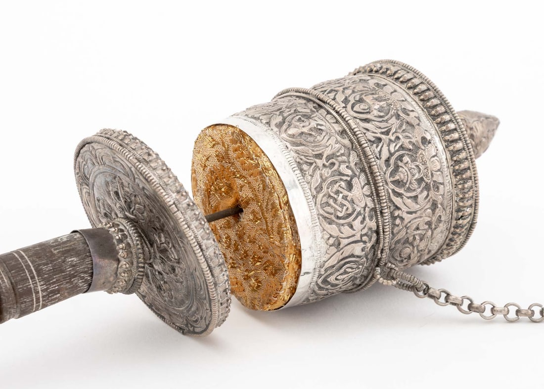 Tibetan Silver Plate Objects, 2 - 5