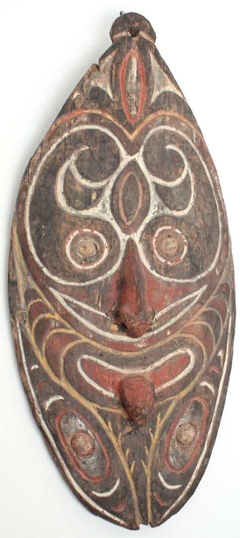 Papua New Guinea Sepik River Carved Wood Mask (1 of 3)