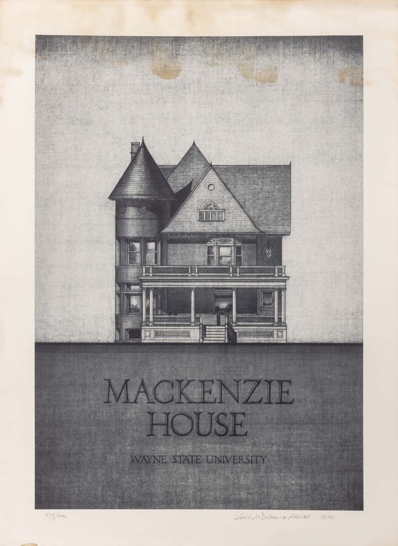 Signed "Mackenzie House" Lithograph, 1979 (1 of 7)