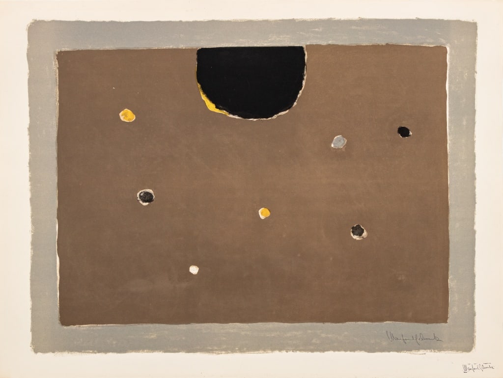 Manfred Schwartz "Somber Planet" Lithograph (1 of 6)