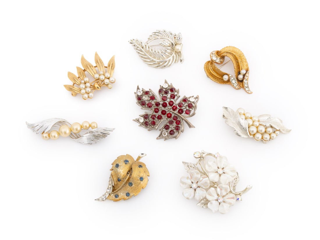 Lisner Costume Jewelry Brooches, 8 (1 of 12)
